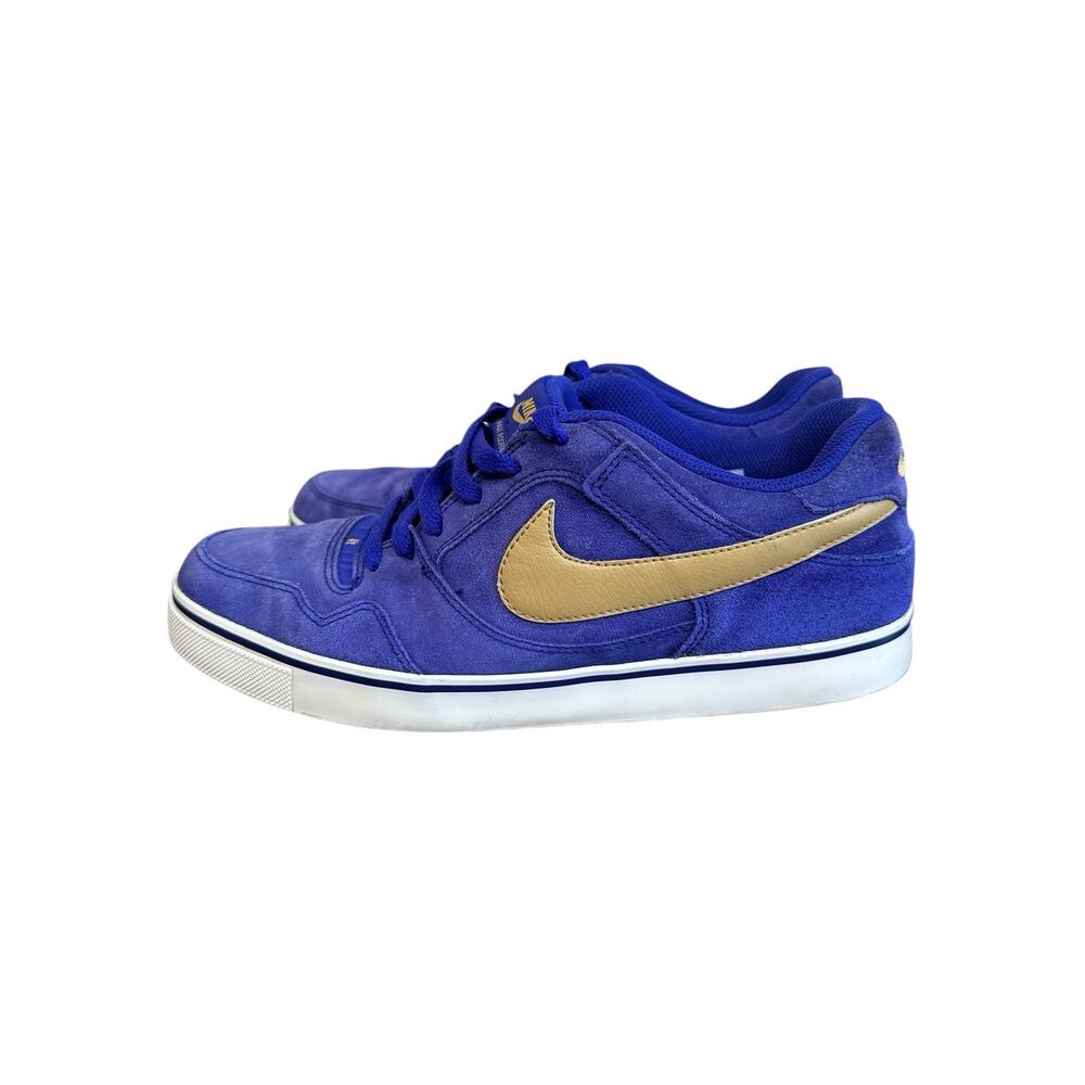 Nike Men’s Paul Rodriguez 2.5 Zoom Air Sneakers Royal Blue Gold Suede Size 10.5